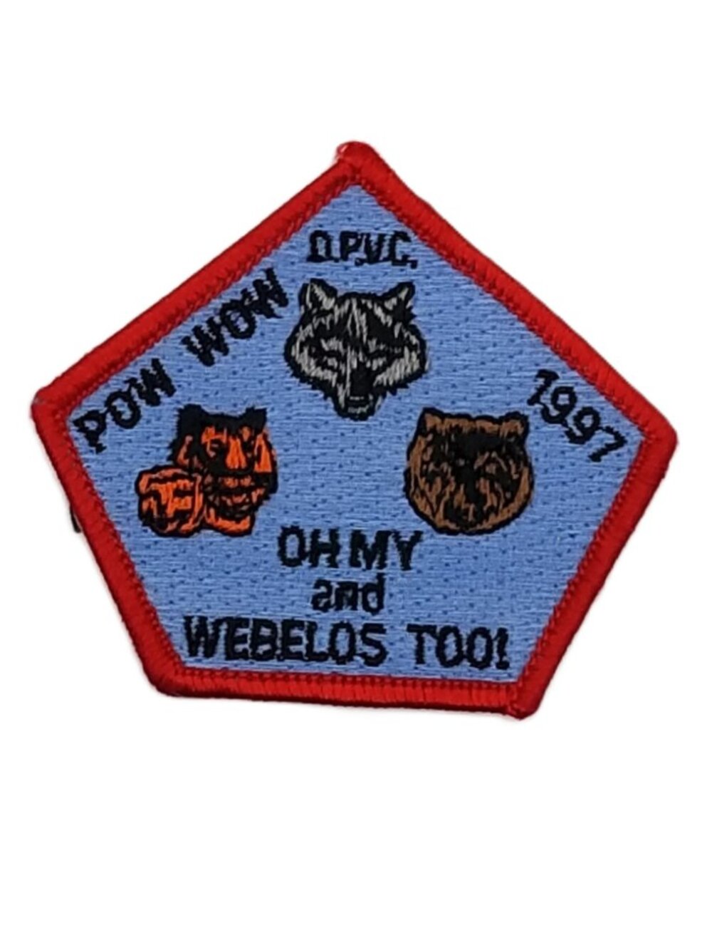 Vintage BSA Des Plaines Valley Council Pow Wow Webelos Too Patch 1997 NOS